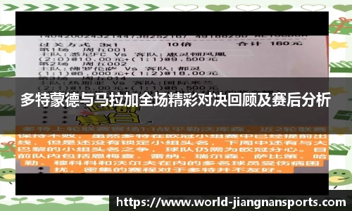 多特蒙德与马拉加全场精彩对决回顾及赛后分析